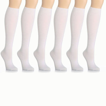 White High Knee Set Of 6