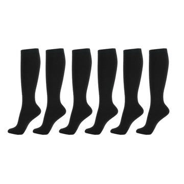 Black High Knee Set Of 6