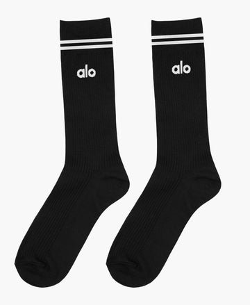 alo black socks
