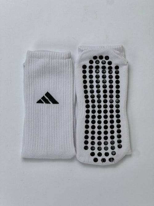 Adidas White Silicone Socks Socks