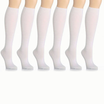 White High Knee Set Of 6