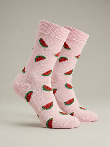Pinky Watermelon Socks