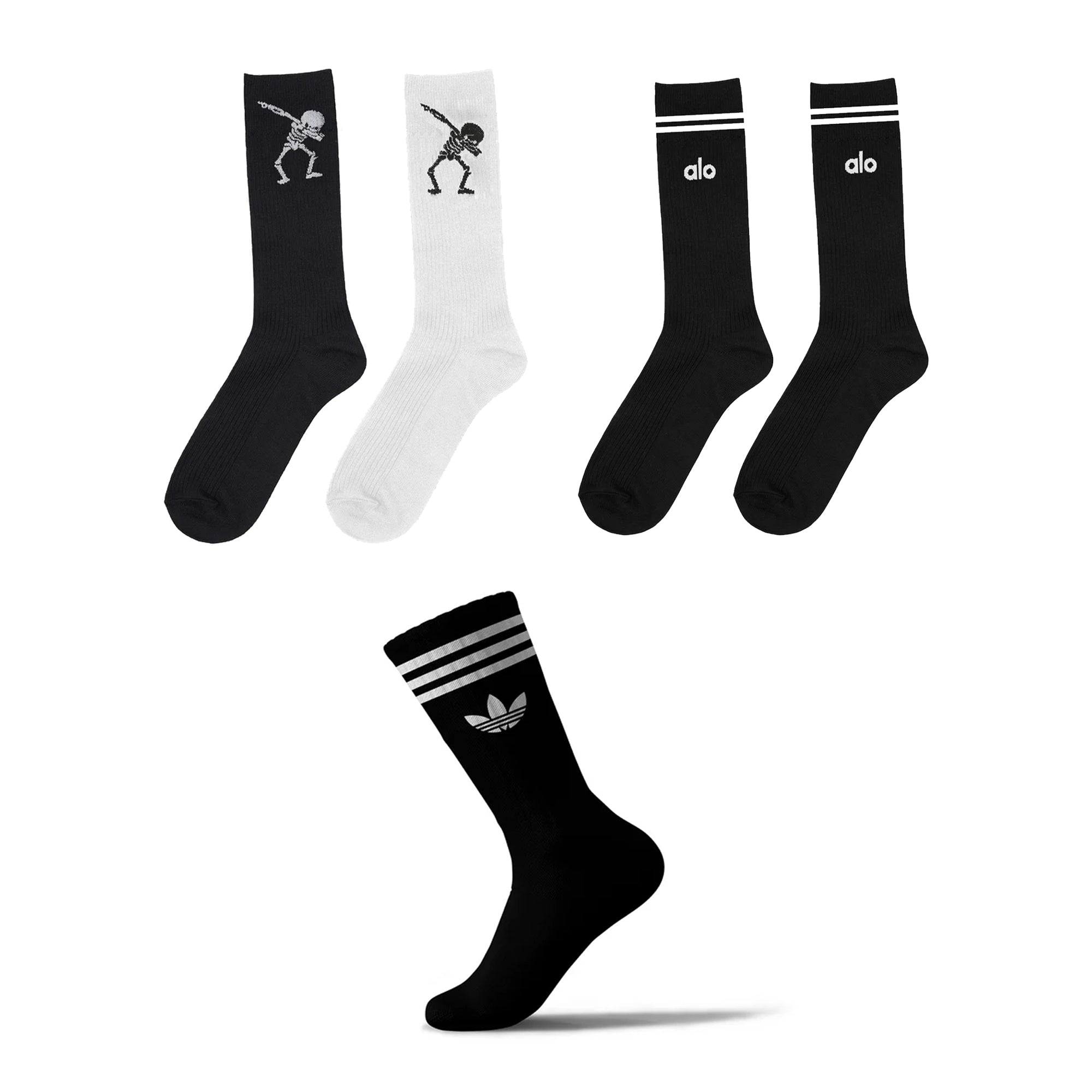 Dark Socks Set Of 3