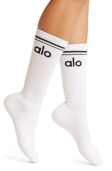 alo white socks