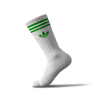 Adidas white green