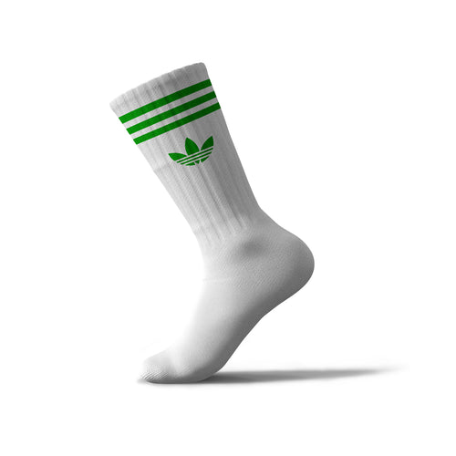 Adidas white green