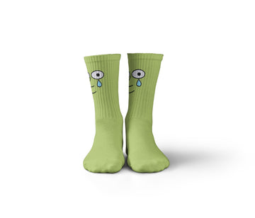 Green Face Socks
