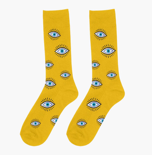 Yellow Eyes Socks
