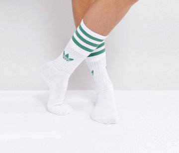 Adidas white green