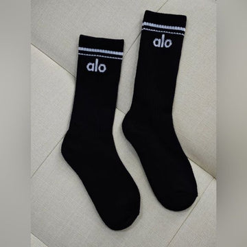 alo black socks