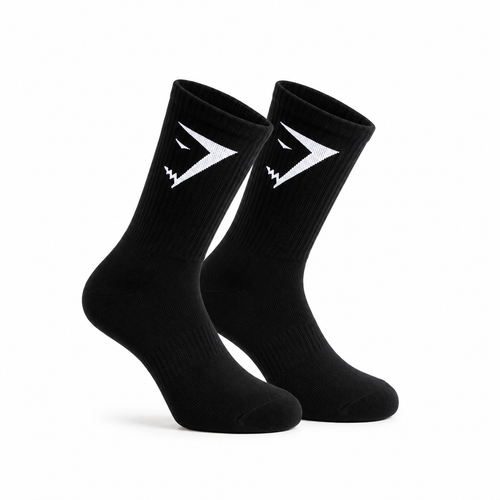 Gym Shark Black Socks