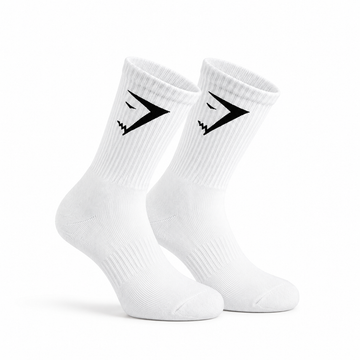 Gym Shark White Socks