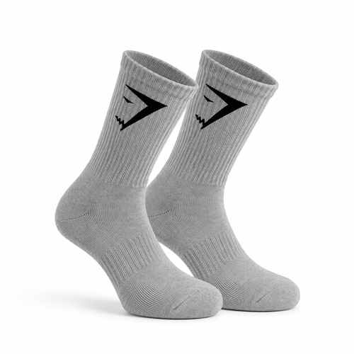 Gym Shark Gray Socks