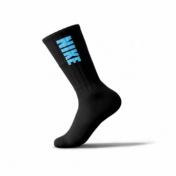 Nike black word blue