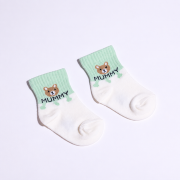 Mummy Bear socks| 6M–2Y