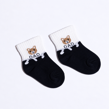 Daddy Bear socks| 6M–2Y
