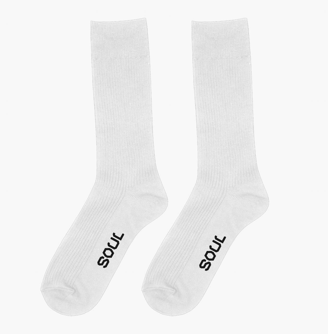 Heavy white socks