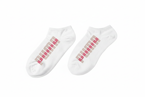 Puma White Ankle Socks
