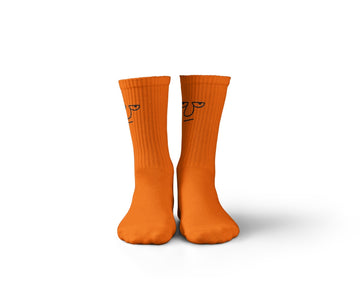 Orange Face Socks