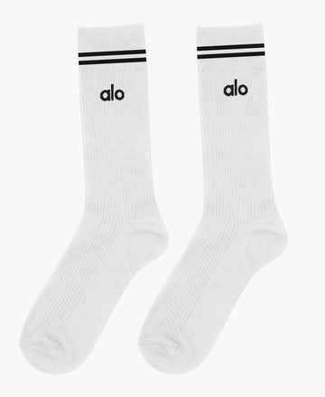 alo white socks