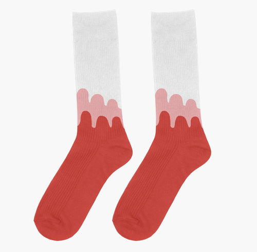 berry splash socks