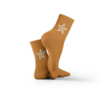 White Star Socks havana