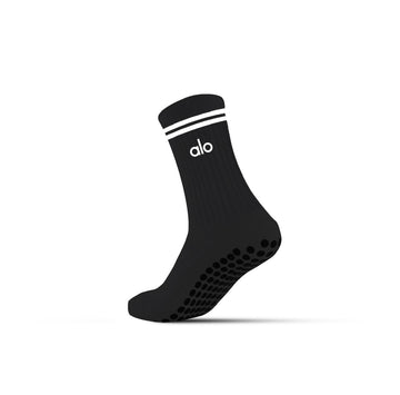 Alo black silicone socks
