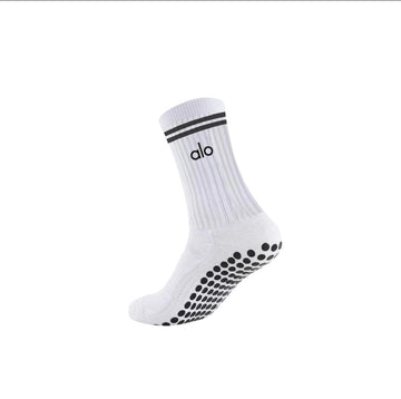 Alo white silicone socks