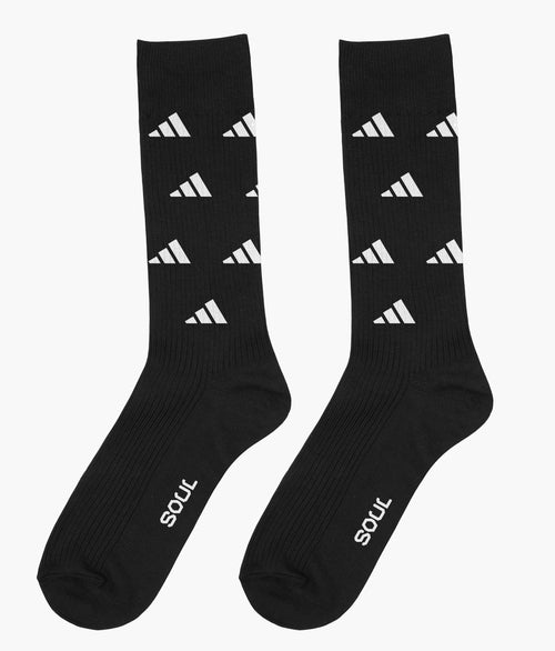 Mini Adidas Black Socks