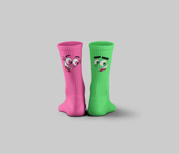 Wanda & Cosmo Mid Calf Socks havana