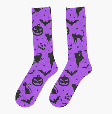 Bat Cats Purple