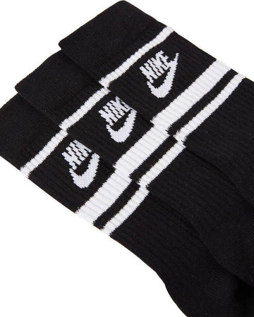 Nike black with white strips set of 3