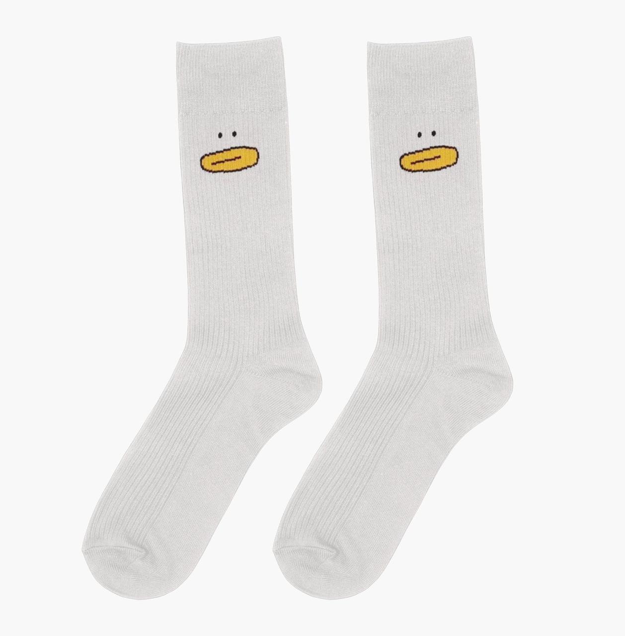 Duckie White Socks