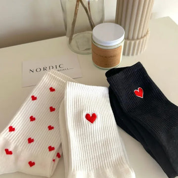Hearts Socks Set Of 3