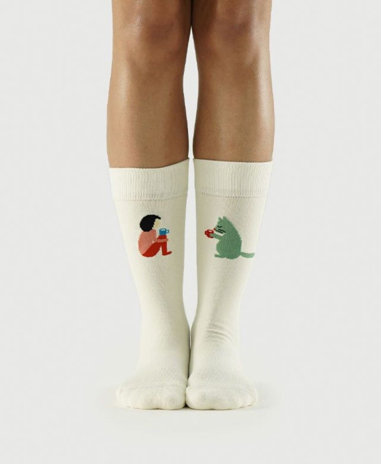 Cartoon Print Socks