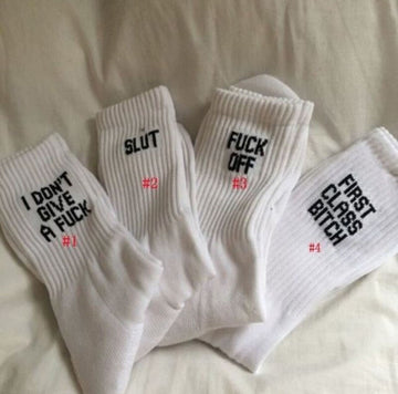 White  Socks Set Of 4