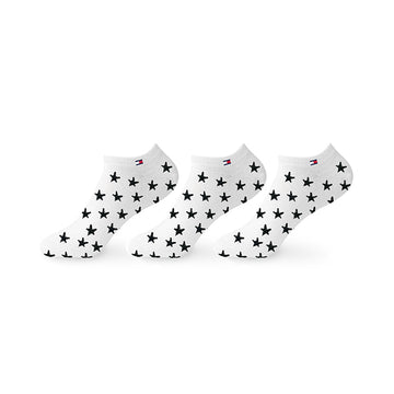 Star Low cut White Socks