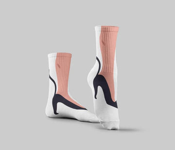 Heels Socks havana