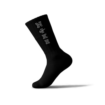 Nike with mark black socks