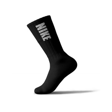 Nike Black word white Socks