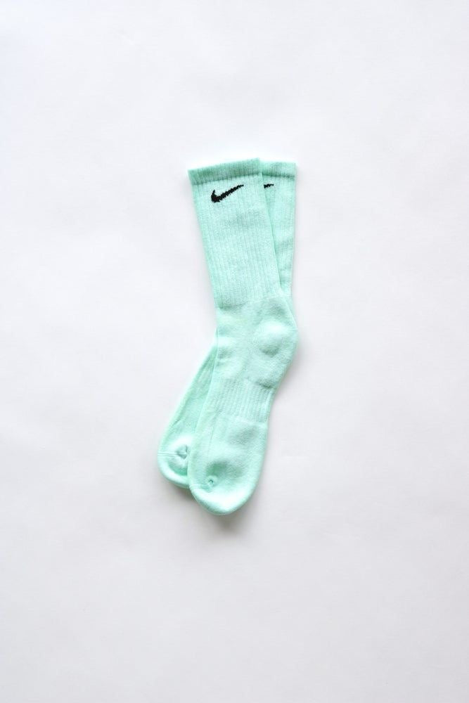 light green nike socks