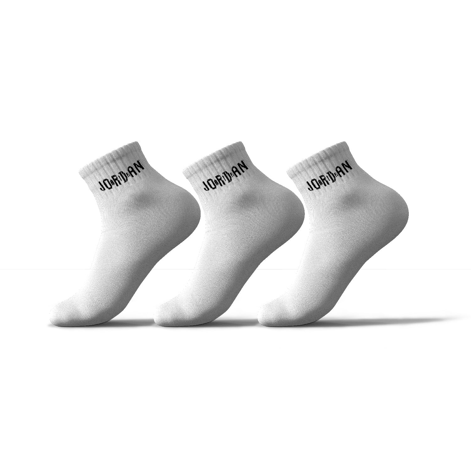 Jordan ankle white set of 3