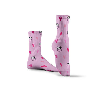 Pink Cow Socks
