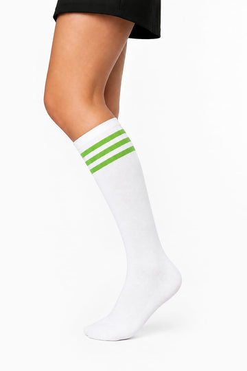 COLONE WHITE WITH GREEN STRIP