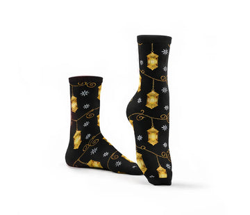 Mystic Lanterns Socks havana
