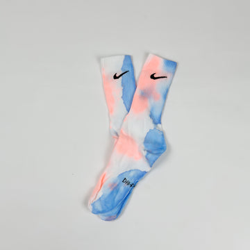 Nike tie dye pink blue