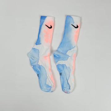 Nike tie dye pink blue